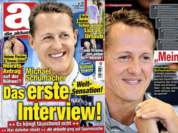 Portada de la revista alemana Die Aktuelle.