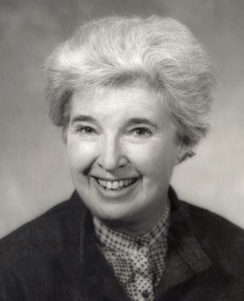 Gerda Lernerren erretratu bat, 1984koa.