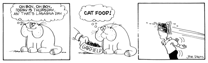 Garfielden tira bat.