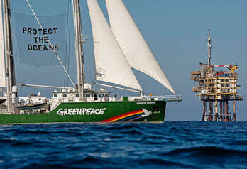 ‘Rainbow Warrior’ berriaren irudi bat.