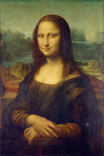 Mona Lisa edo Giocondaren irribarre misteriotsua.