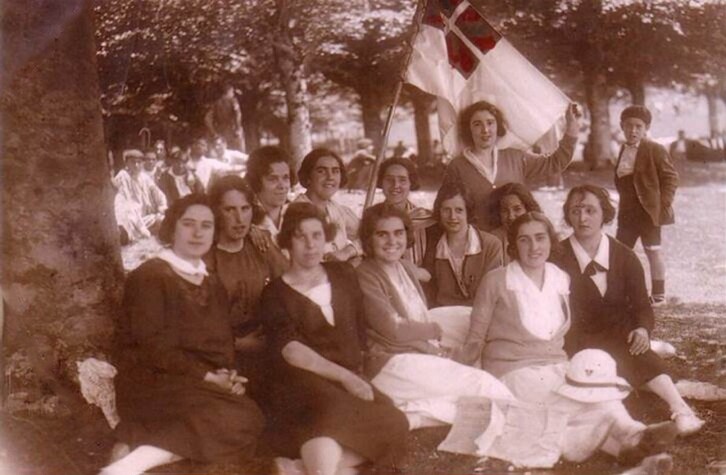 Gasteizko EABko lehen taldea, 1923ko ekainaren 2an.