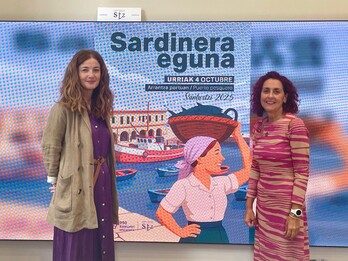 Sardiera Egunaren aurkezpena, Santurtzin.
