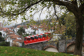 Artxandako funikularra.