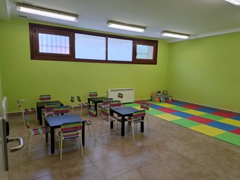 Zaldibarko Erabilera Libreko Gela, irudian.