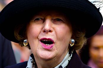 Margaret Thatcher lehen ministro ohia.