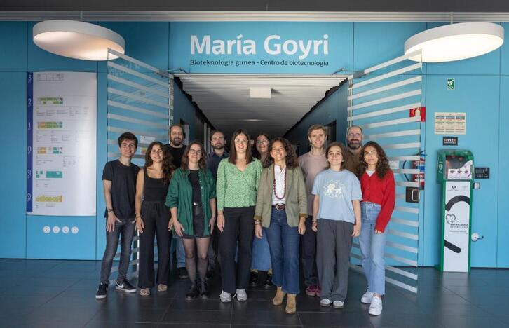 Patricia Aspichueta buru duen LIPIDS&LIVER ikerketa taldea, Maria Goyri Zentroan.