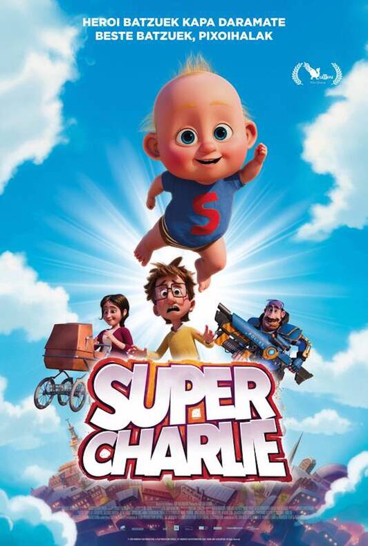 ‘Super Charlie’ filma euskaraz estreinatuko da bihar.