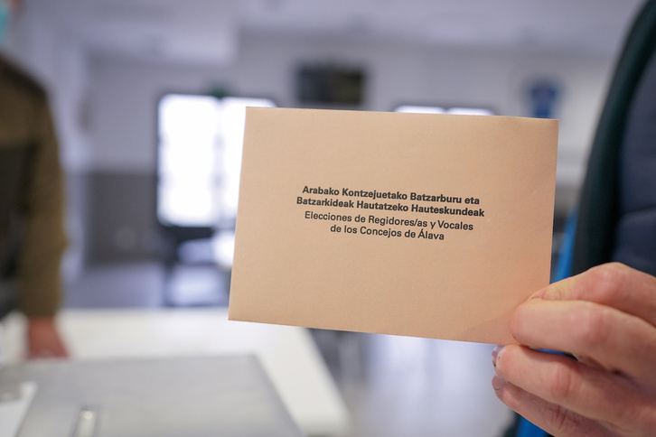 Azaroaren 23an, batzar administratiboak aukeratuko dituzte Araban.