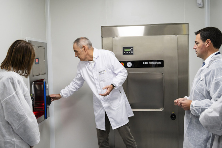 Neiker zentroko instalazio berrien inaugurazioa, irudian.