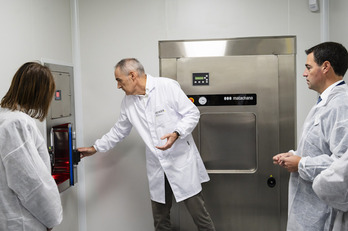 Neiker zentroko instalazio berrien inaugurazioa, irudian.