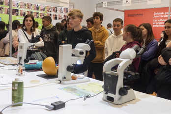 Zientziaren Asteko jarduera bat, artxiboko irudian.