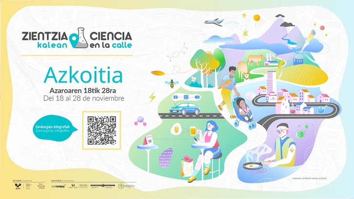 Erakusketa iragartzen duen kartela, irudian.