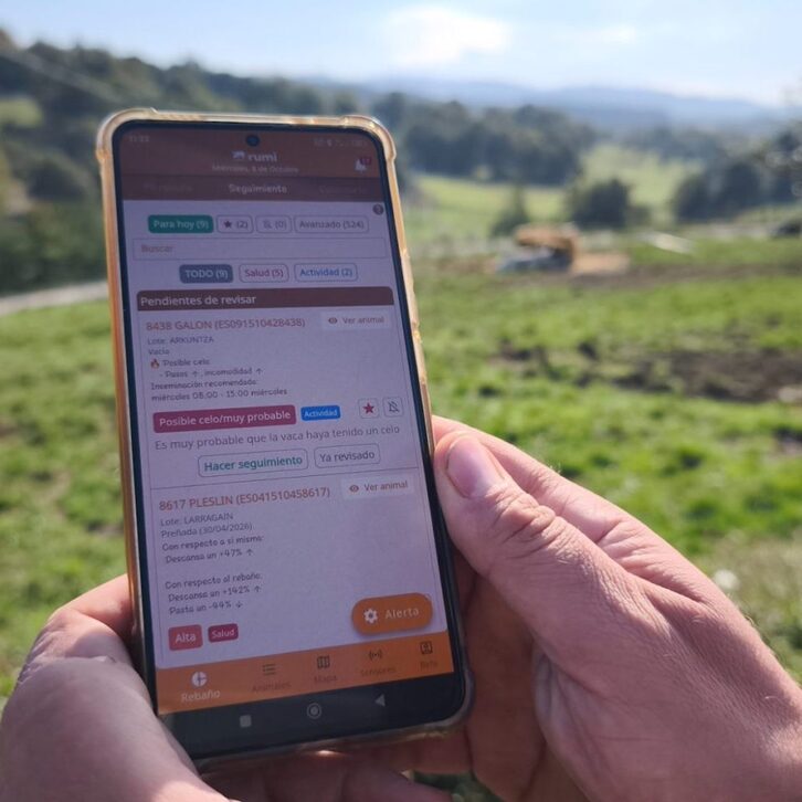 Animalien inguruko inofrmazioa jasotzen duen aplikazioa, irudian.