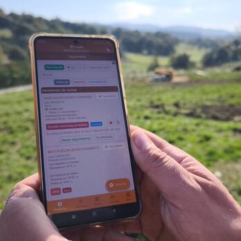 Animalien inguruko inofrmazioa jasotzen duen aplikazioa, irudian.