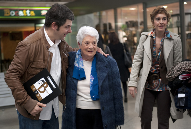 Sabina de la Cruz eta Kepa Junkera, 2011an.