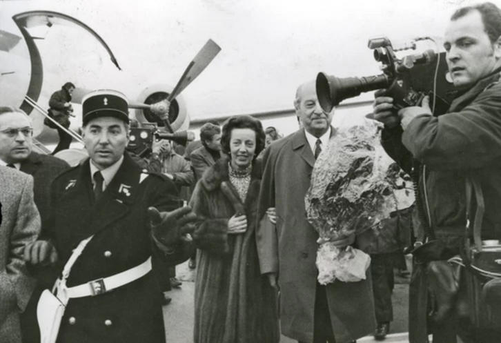 Eugene Beihl kontsula, ETAk askatu ondoren. 