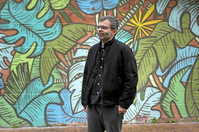 Xan Lopez, elkarrizketarako ateratako argazkietan.