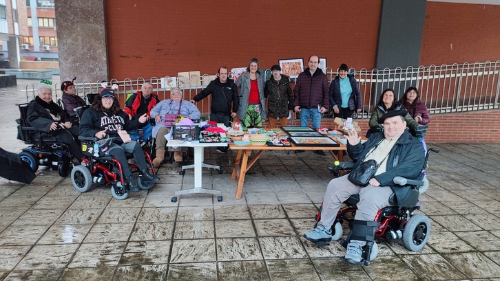 Fekoorreko kideak iazko Gabonetako Merkatuan.