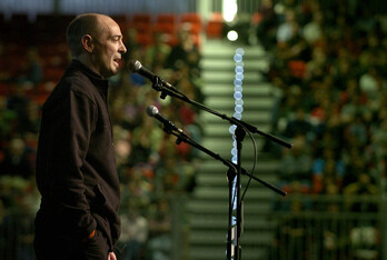 Andoni Egaña, 2005ean, lanean.