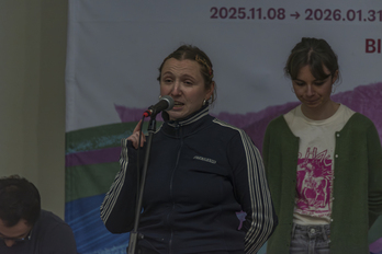 Elixabet Etxandi Goihenetxek abenduaren 13an Muskildiko saioan kantatu zuen. Bigarrena heldu zen, Miren Artetxeren ondotik. 