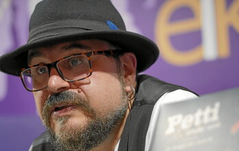 Petti, Donostian egin zen diskoaren aurkezpen ekitaldian.