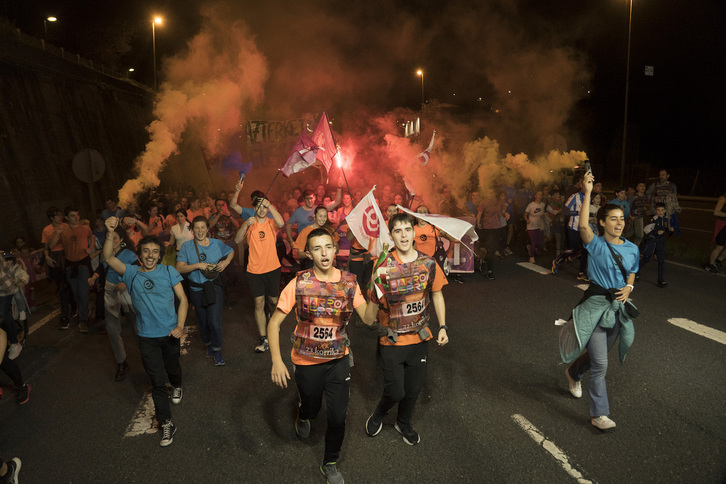 Gazteak, Korrikaren azken edizioan.