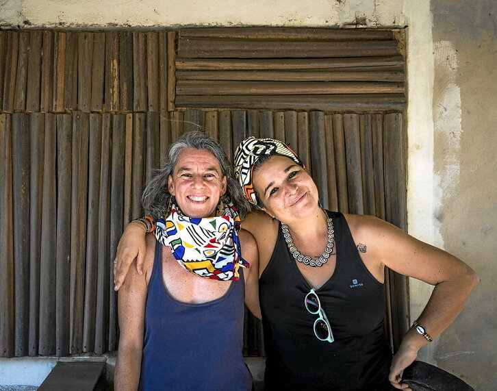 Mariana Santos eta Beatriz Mogrovejo, Ekol Senegal egitasmoaren sortzaileak.