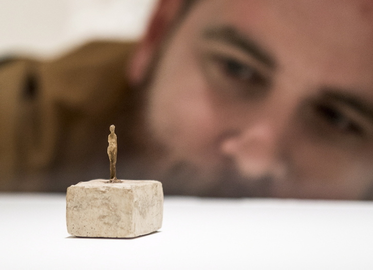 2018an, Bilboko Guggenheim Museoak eskaini zion erakusketaren irudia. 