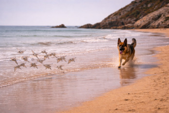 Txakurrak hegazti migratzaileen atzetik korrika ibiltzeak eragiten duen kalteaz ohartarazi du Urdaibai Bird Centerrek.