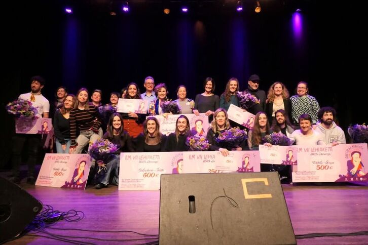 Durangoko lehiaketaren finalistak aurreko edizioan.