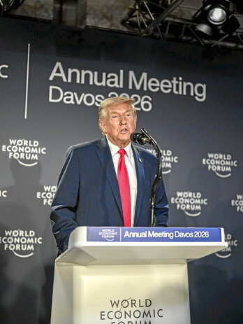 Donald Trump, Davosen.