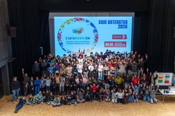 Herriko haur eta gazteei zuzendutako Eskubidean planaren azken saio bateratua, irudian.