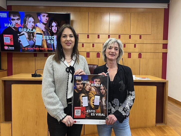 ‘Hau bai birala’ kanpainaren aurkezpena.