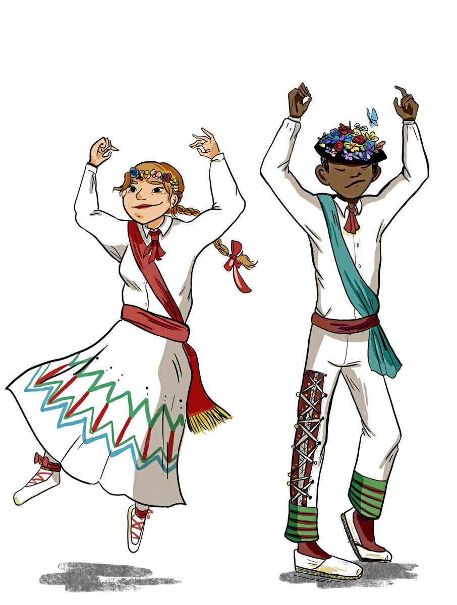 Lapurdiko gazteen igarotze errito dantzatua