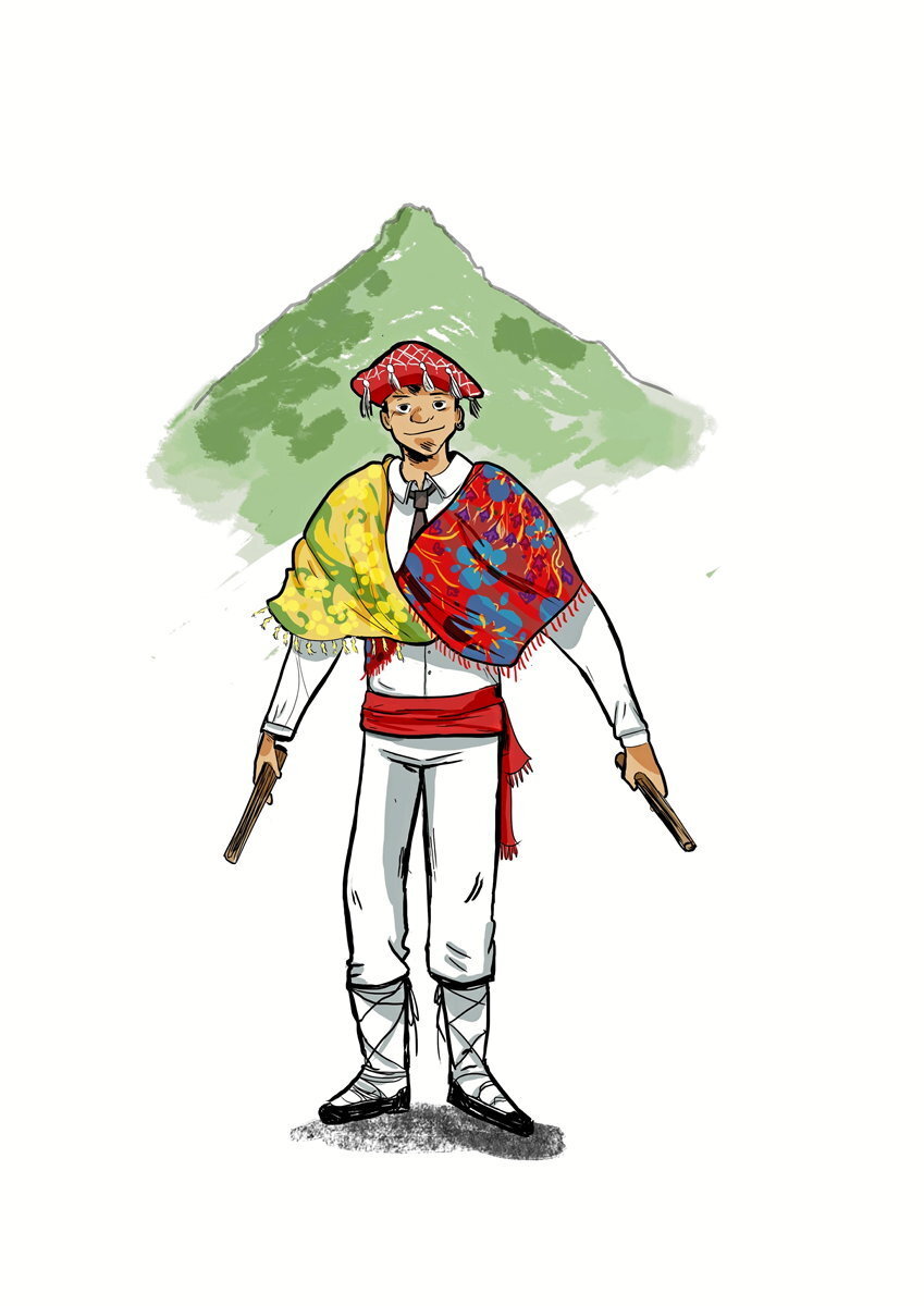 Etxez etxeko eskea, erratz eta guzti