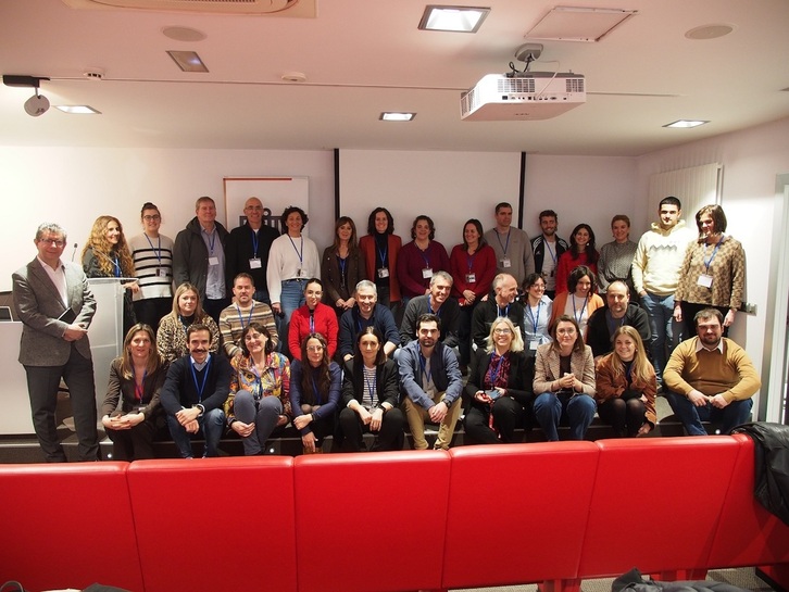 Eskuara proiektuan parte hartzen duten eragileak, irudian.