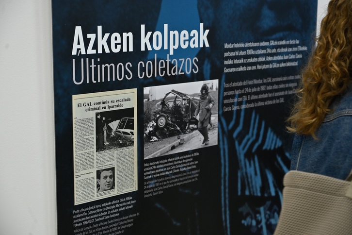 Monbat tabernaren aurkako atentatuaren inguruan iaz Donostian egin zen erakusketa.