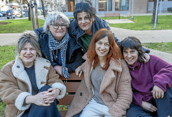 Garaian kinto izateko aukera izan ez zuten zenbait aretxabaletar.