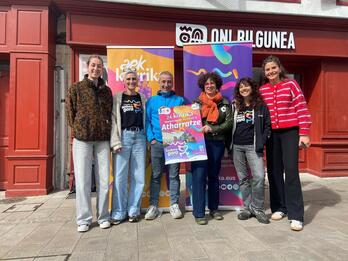 Korrikaren abiatzearen xehetasunak eman dituzte gaur antolatzaileek Baionako On! bilgunean.