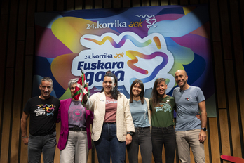 Irudian, Korrikaren aurkezpena Gasteizen.