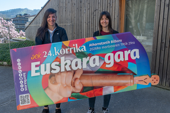 Aize Otaño eta Maialen Begiristain.